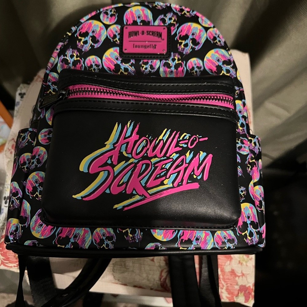 Howl-O-Scream Loungefly Skull Backpack